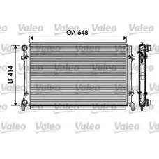 734334 VALEO Радиатор, охлаждение двигателя