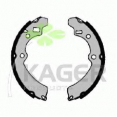 34-0095 KAGER Комплект тормозных колодок