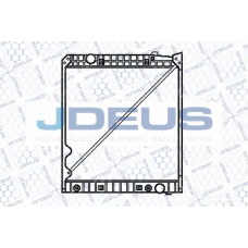 117M07 JDEUS Радиатор, охлаждение двигателя