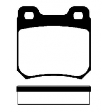 1501223612 S.b.s. Комплект тормозных колодок, дисковый тормоз