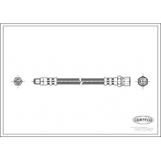 19032481 CORTECO Тормозной шланг