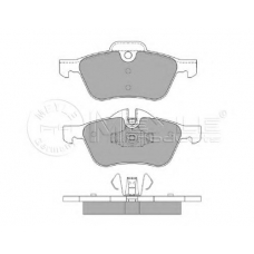 025 232 8118 MEYLE Комплект тормозных колодок, дисковый тормоз