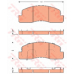GDB7592 TRW Комплект тормозных колодок, дисковый тормоз