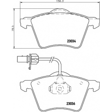 8DB 355 008-771 HELLA PAGID Комплект тормозных колодок, дисковый тормоз