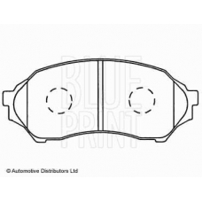 ADM54266 BLUE PRINT Комплект тормозных колодок, дисковый тормоз