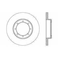 BDA2655.10 OPEN PARTS Тормозной диск