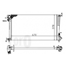 009-017-0002 LORO Радиатор, охлаждение двигателя