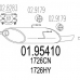 01.95410 MTS Глушитель выхлопных газов конечный