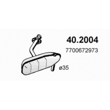 40.2004 ASSO Предглушитель выхлопных газов