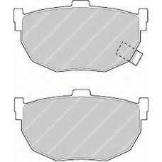 FSL638 FERODO Комплект тормозных колодок, дисковый тормоз
