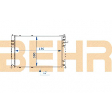 2110396 BEHR Radiator