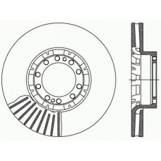 DCA1075.20 REMSA Тормозной диск