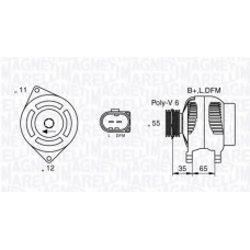 063377014010 MAGNETI MARELLI Генератор