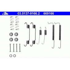 03.0137-9166.2 ATE Комплектующие, тормозная колодка