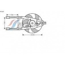 FT7107 AVA Вентилятор, охлаждение двигателя