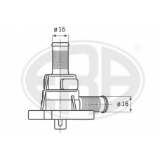 350329 ERA Термостат, охлаждающая жидкость