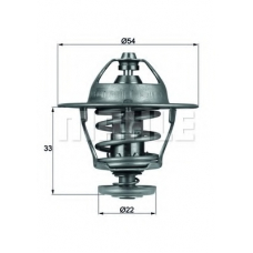 TX 53 85D MAHLE Термостат, охлаждающая жидкость