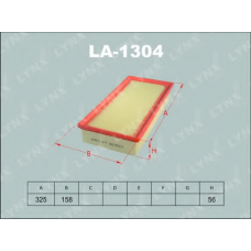 LA-1304 LYNX Фильтр воздушный