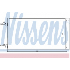 940204 NISSENS Конденсатор, кондиционер