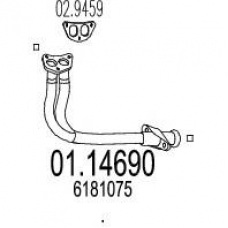 01.14690 MTS Труба выхлопного газа
