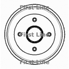 FBR723 FIRST LINE Тормозной барабан