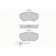 12-0935 E.T.F. Комплект тормозных колодок, дисковый тормоз