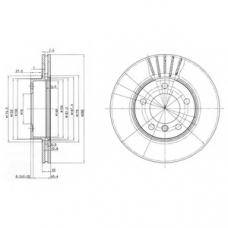 BG2623C DELPHI Тормозной диск