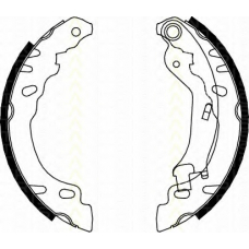 8100 15022 TRISCAN Комплект тормозных колодок