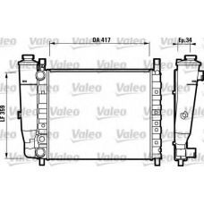883805 VALEO Радиатор, охлаждение двигателя