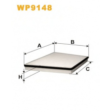 WP9148 WIX Фильтр, воздух во внутренном пространстве