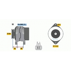 0 986 045 651 BOSCH Генератор