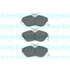 KBP-6529 KAVO PARTS Комплект тормозных колодок, дисковый тормоз