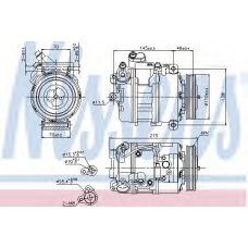 89417 NISSENS Компрессор, кондиционер