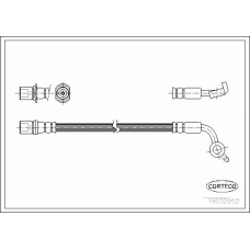 19032952 CORTECO Тормозной шланг