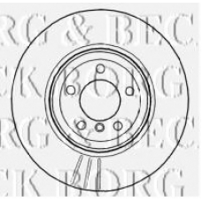 BBD4574 BORG & BECK Тормозной диск