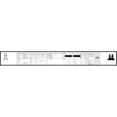 OEF796 STANDARD Комплект проводов зажигания