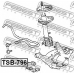 TSB-796 FEBEST Опора, стабилизатор