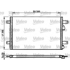 816948 VALEO Конденсатор, кондиционер