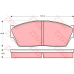 GDB284 TRW Комплект тормозных колодок, дисковый тормоз