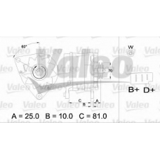 436180 VALEO Генератор