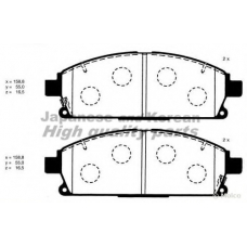 N009-95 ASHUKI Комплект тормозных колодок, дисковый тормоз