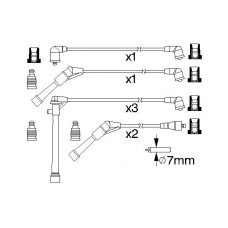 0 986 357 174 BOSCH Комплект проводов зажигания