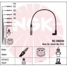 7015 NGK Комплект проводов зажигания