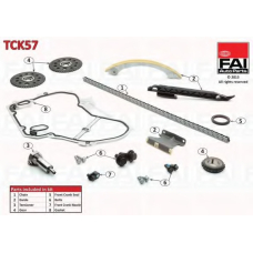 TCK57 FAI AutoParts Комплект цели привода распредвала