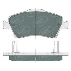 SP 381 SCT Комплект тормозных колодок, дисковый тормоз