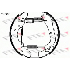 TK2502 FTE Комплект тормозных колодок