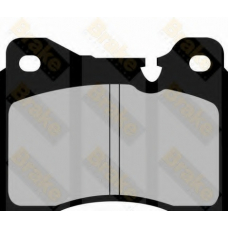 PA284 BRAKE ENGINEERING Комплект тормозных колодок, дисковый тормоз