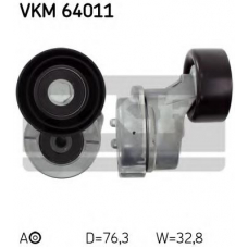 VKM 64011 SKF Натяжной ролик, поликлиновой  ремень