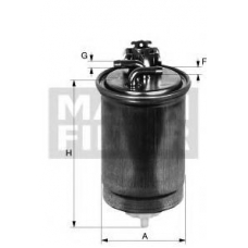 WK 853/4 MANN-FILTER Топливный фильтр
