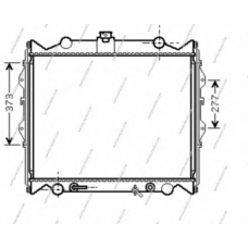 T156A82 NPS Радиатор, охлаждение двигателя